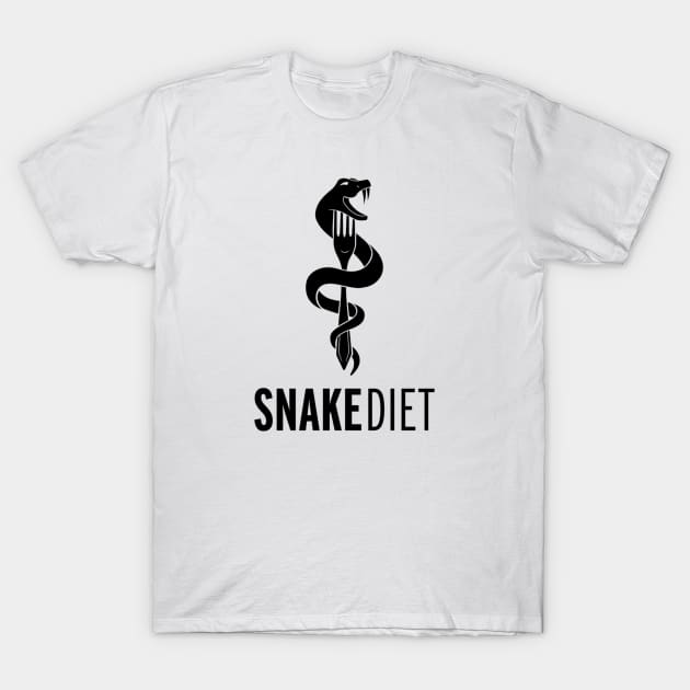 Snake Juice Diet - Intermittent Fasting, IF, ADF, OMAD, Shirt, Sticker, Hoodie, Mug, Gear, Gift, Logo, Merch, Shop, Store T-Shirt by cloudhiker